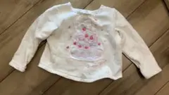 メゾピアノ　ケーキ　ホワイトカットソー