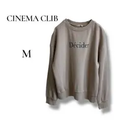 CINEMA CLIB Decider 薄手スウェット Mサイズ シネマクラブ
