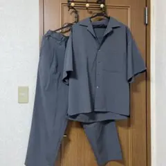 【Alfred Alex】セットアップ 2点セット ビックシルエット　　　グレー