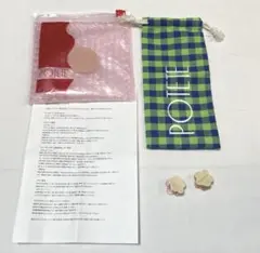 potete ポテテ　ミニ　クリップ　花　フラワー　巾着　ノベルティ付き