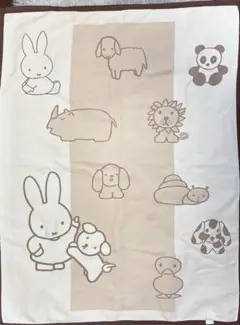 一点限り❣️ベビー　ミッフィー　キャラクター毛布 115cm x 85cm