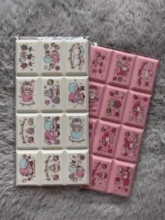 サンリオ　ちょこぶろっくシール　2種類セット