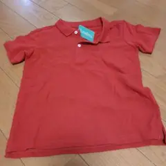 赤いポロシャツ サイズ140 綿100%