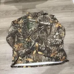 REALTREE ハーフジップスウェット