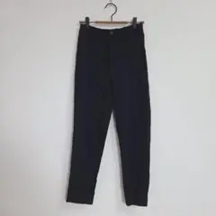 グローバルワーク 紺 スリムフィット ストレッチ チノパン S