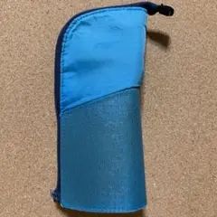 ペンケース コクヨ ネオクリッツ ブルー×ネイビードット