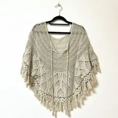 〚LIMITLESS LUXURY〛クロシェ トップス ポンチョ
