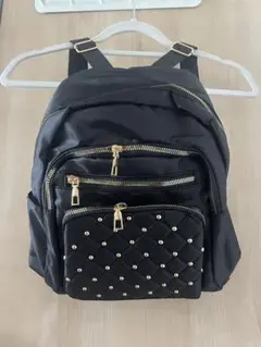 SHEIN スタッズ付きブラックリュック