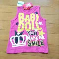 BABY DOLL 90　タンクトップ ピンク　トップス　　　 ベビードール