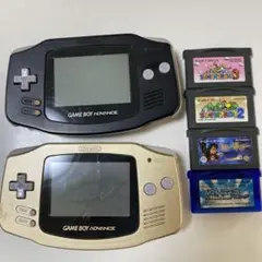 ゲームボーイアドバンス 本体2台 ソフト4本