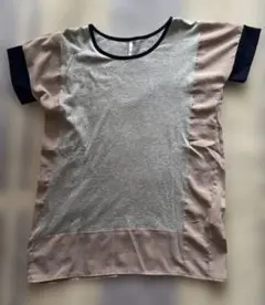 ELLE　Tシャツ　チュニック丈　ゆったり