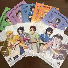 鬼滅の刃 クリアファイル・クリアポスター全種 セブンイレブン