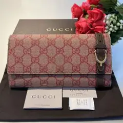 未使用に近い‼️ グッチ GUCCI 財布 長財布 GGスプリーム