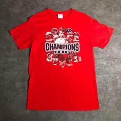 【DELTA】メジャーリーグ イベントTシャツ ZSM4 古着 赤