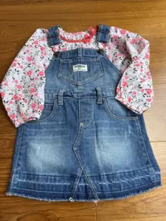 【美品】オシュコシュ　OSHKOSH 24m ジャンパースカート＆シャツ セット