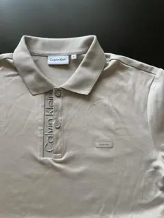 Calvin Klein polo in cotone beige