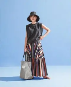 新品⭐︎東原亜希さんプロデュースFORME UVカットノースリーブ ネイビー