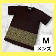 【売り尽くし】メンズ 男性用 半袖 トップス Tシャツ ブラウン M