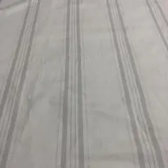 こうの早苗オリジナル布　ボーダー　グレー　お得品