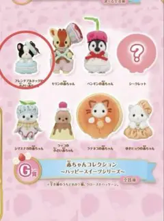 シルバニアファミリー きらきらくじ ハッピースイーツ G賞 フレンチブルドッグ