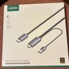 送料無料　UGREEN DP to HDMI 双方向変換ケーブル