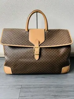 CELINE セリーヌ マカダム柄 ボストンバッグ マカダム総柄 トラベルバッグ