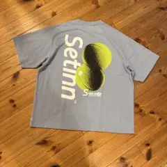 Setinn セットイン　Tシャツ　ブルー　ビッグシルエット
