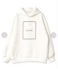CULLNI Frame Logo Embroidery Hoodie
