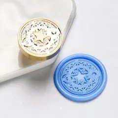 k005・ヘッドのみ 星 スター シーリングスタンプヘッド　直径2.5cm