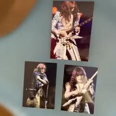 ミュージシャンのライブ写真 3枚セット