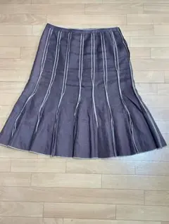 【GERARD DAREL】フレアスカート　ブラウン　膝丈