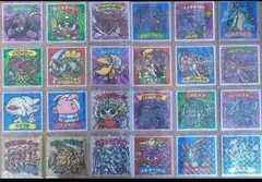 ビックリマンシール ビッ狩リマン モンハン モンスターハンター 全24種コンプ