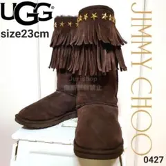 美品 定価8万 ジミーチュウ UGG コラボ ムートンブーツ