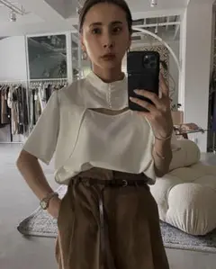 Ameri VINTAGE 【MEDI CONSTRUCTIVE BLOUSE】