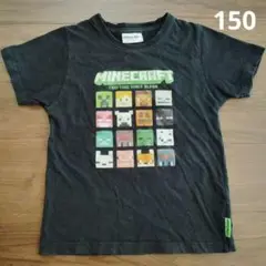 Minecraft　マインクラフト　マイクラ　Tシャツ　半袖　ブラック　黒
