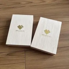 2箱 木箱 空き箱 空箱 日本トレカセンター psa用