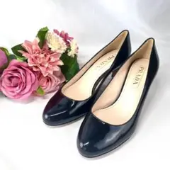 ✨美品✨プラダ 35.5 エナメル パンプス ブラック