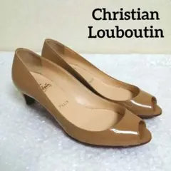 Christian Louboutin オープントゥパンプス