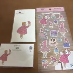 くれはしれい　サンリオ　カード　シール　ポチ袋