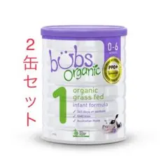 2缶Bubs バブズ オーガニック 粉ミルクステップ1 AnaMuni出品