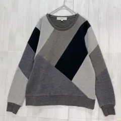ロッソ　クレイジーパターンスウェット　グレー　M