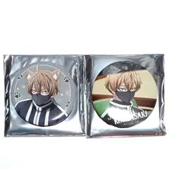 桃源暗鬼×カラオケまねきねこ 缶バッジ 2点セット まとめ売り 皇后崎迅