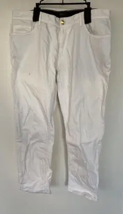 PT05 SWING デニムパンツ w40 ホワイト 白 ストレッチ USED