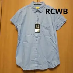 RCWB メンズ 半袖 コットンシャツ 訳あり