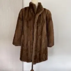 破格!美品 サガミンク 高級毛皮 リアルファーコート