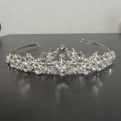シルバークリスタルティアラ 結婚式 ブライダル