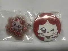 ME:I カプセルトイ 石井蘭 ぷっくりネームプレート 缶バッジ RAN
