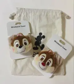 チップとデール　リストバンドタオル