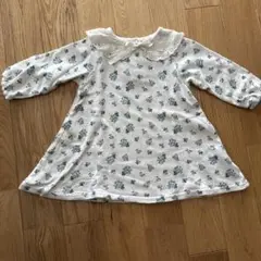 Cottoii 花柄ワンピース【中古】80サイズ