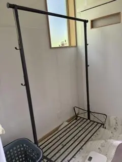 IKEA ハンガーラック 黒 金属製